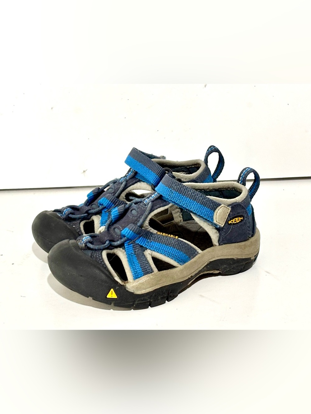 Size 13 Kids - KEEN Venice H2 Blue Closed Toe Hiking Sandals - Picture 4 of 8